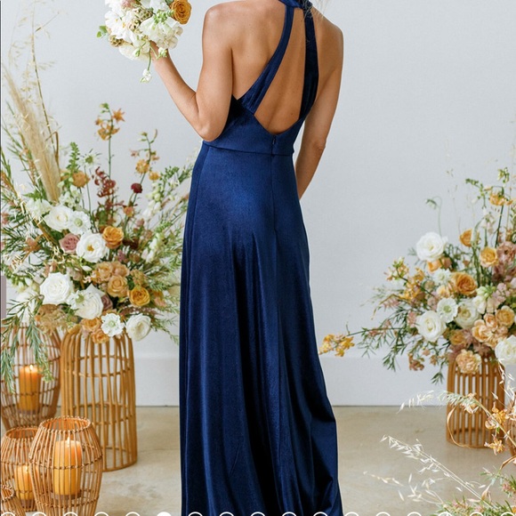 Revelry Tori Velvet Dress - Picture 6 of 13